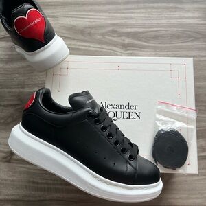 Alexander McQueen Oversized Heart Love Sneaker size 9.5 women’s (EU 40)/ 8 men’s